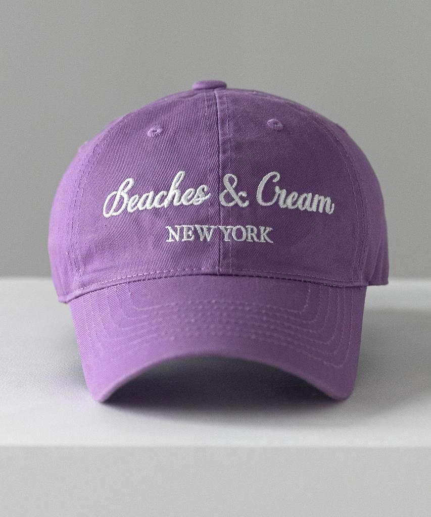 Bichiseuaenkeulim New York Ball Cap-Light Purple