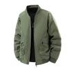 Mens Winter Down Jacket 90% White Duck Warm Puffer Coat With Baseball Collar Anti-Wrinkle Loose Fit