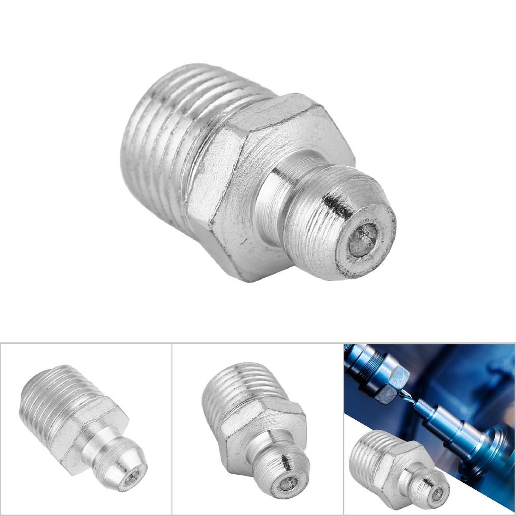 10 Stück M10*1 Robuster und Langlebiger Schmiernippel für Baumaschinen (Gerade)