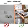 4 pezzi fascia elastica King/Queen/Full/Twin stampa lenzuolo organizer fasce trapunta coperta cinghie di stoccaggio etichetta fasciatura fascia per biancheria da letto