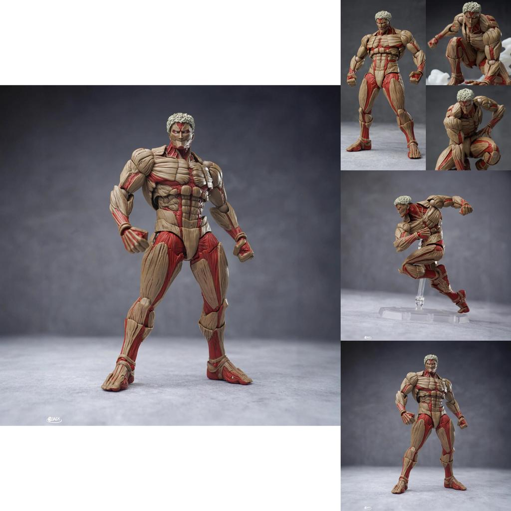Attack On Titan Der gepanzerte Titan PVC Modell Ornament mit beweglichen Gelenken für Sammler