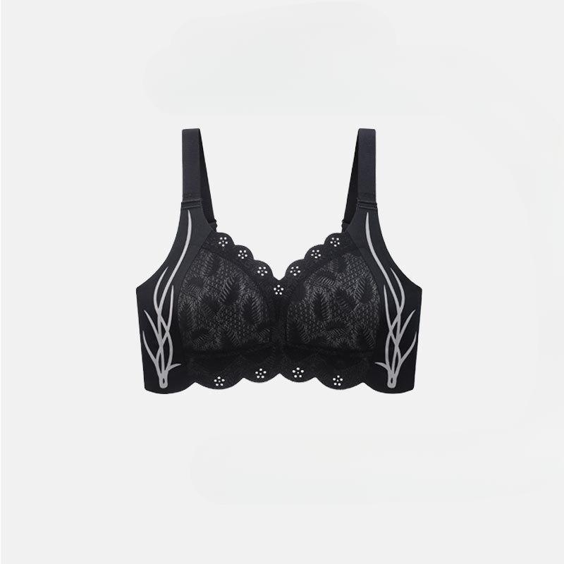 Large Size Female Summer Thin Closed Pair of Anti Sagging Breasts Small Traceless Sports Bra