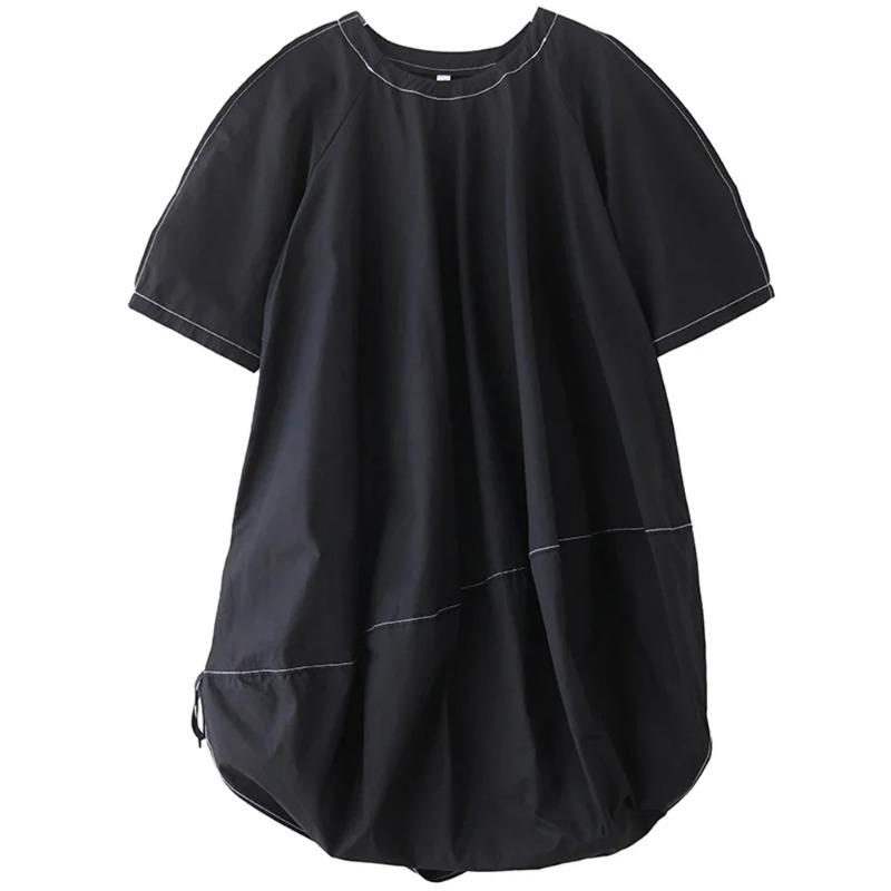 XITAO Asymmetrical O-neck Pullover Dress ZMY1391