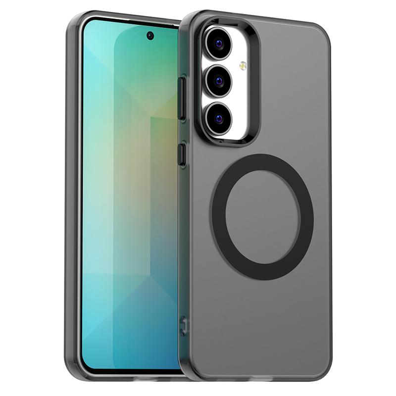 Transparent Case For Samsung Galaxy S25 FE Case Galaxy S25 FE Magnetic Adsorption Wireless Charge Cover For Samsung S25 FE Case