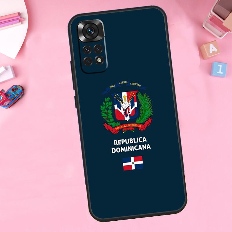 Dominican Republic Flag Phone Case For Xiaomi Redmi Note 11 10 9 8 12 Pro Turbo 9S 10S 11S 12S 9A 9C 10C 12C Cover Redmi Note 8 Pro