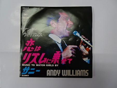 

7-дюймовая пластинка ЭНДИ УИЛЬЯМС - Love Rhythm / Sunny SONG80174 CBS/SONY 1967 Япония Поп Б/У