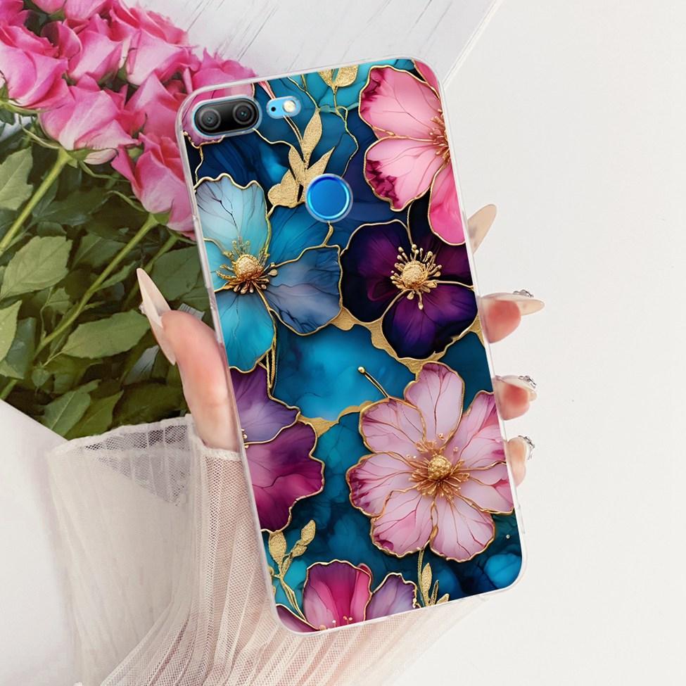 Transparent For Honor 9Lite LLD-L11 LLD-L21 Casing For Honor 9 Lite Case Cover Luxury Fashion Butterfly Funny Cute Painted