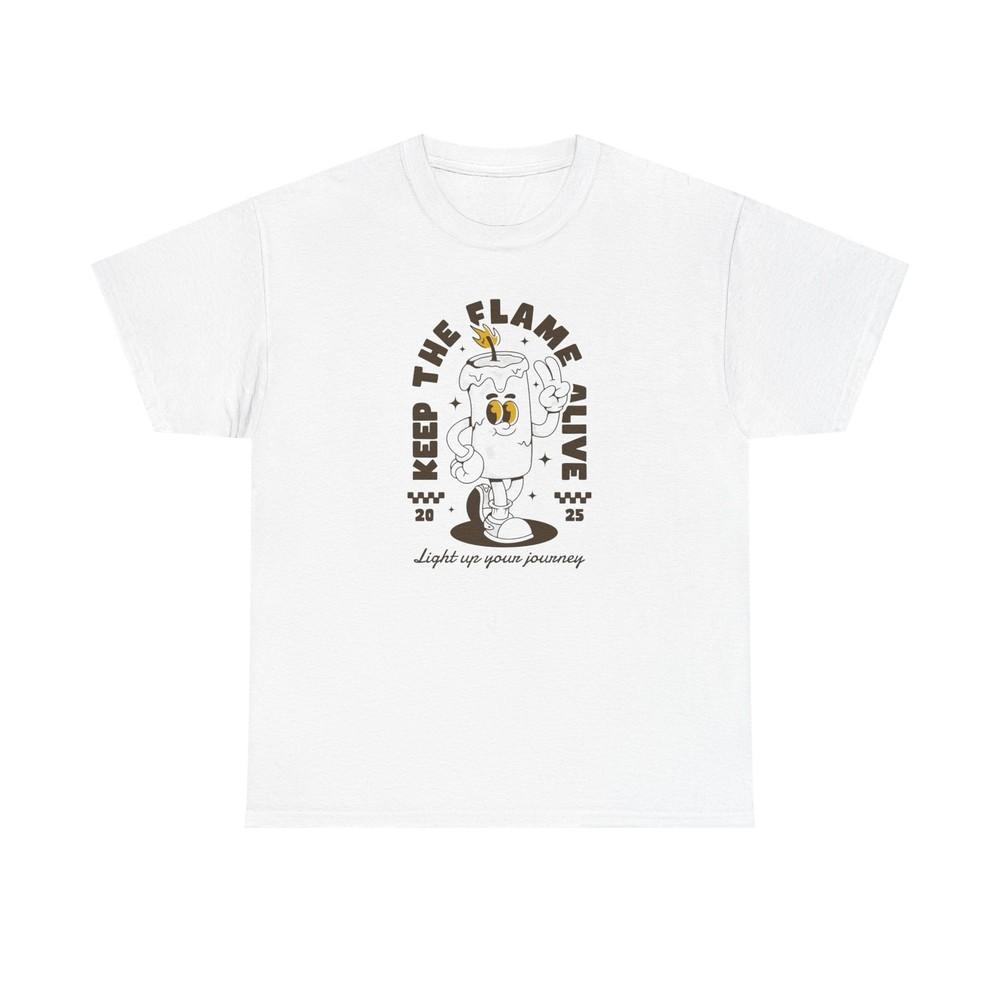 Keep The Flame Alive Graphic TShirt Comfy Cotton Tee Brand NEW Unisex T-Shirt S