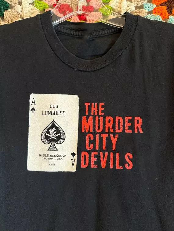 Футболка The Murder City Devils Band 666 Congress Полный размер S-5XL Унисекс S