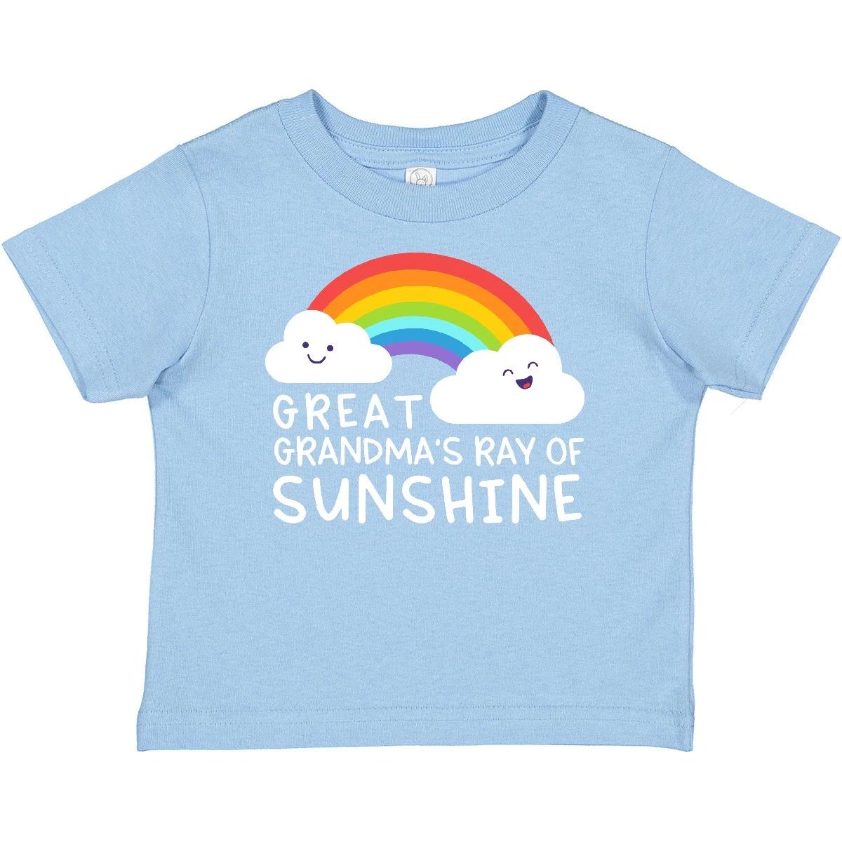 Inktastic Great Grandma s Little Ray Of Sunshine Baby T-Shirt Grandma Son Niece 100