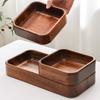 Acacia Wood Dried Fruit Plate High-grade Wooden Fruit Plate Snacks Home Refreshment Tray Nut Box Organizer