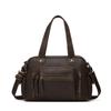 Y2K Retro Washed Handbag Large Capacity Multi-Zipper Pocket Trendy Shoulder Bag
