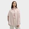 FILA Milano Series Exquisite Embroidered Brand Letter Logo Pocket Casual Woven Long Sleeve Shirt Women shirts F11W515403F-PK