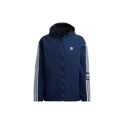 Originals Lock-Up Pf Jacket With Striped Logo Print And Reversible Design Men Outerwear Dark-Indigo HL9188