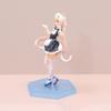 Long haired cute stockings girl Nekopara Chocola Vanilla PVC Action Figures Anime Figure Model Toys Collection Doll Gift