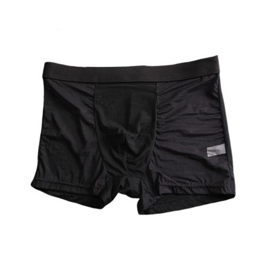 Pánské boxerky se středním pasem, pohodlný střih, vysoká elasticita, šortky, kalhotky, krajková síťovina, bezešvé spodní prádlo