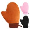 Tan Mitt Body Lotion Glove Self Tanning Mitt Double Sided Prevents Sticky Hands Applicator Portable Quick Dry Flocking Glove