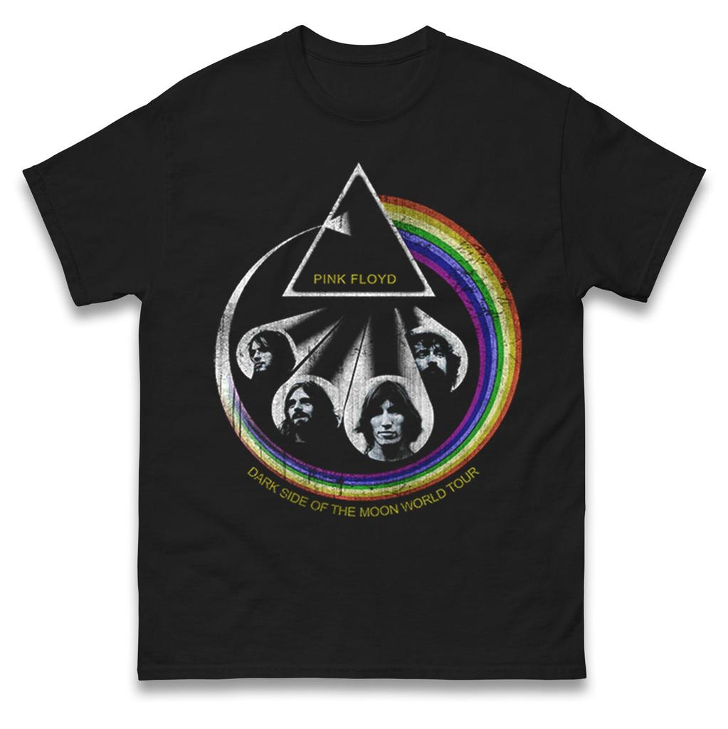 Pink Floyd Dark Side Of The Moon Worl Tour T Shirt Tshirt Mens Womens Unisex Tops Tees