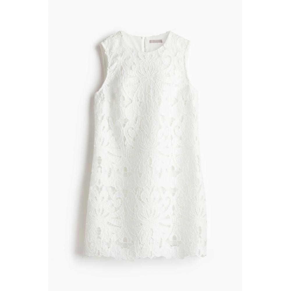 

Платье HM Broderie Anglaise, белое