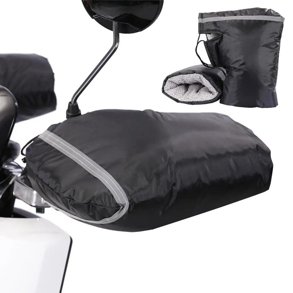 Motorcycle Handlebar Mittens For Winter Windproof Warm