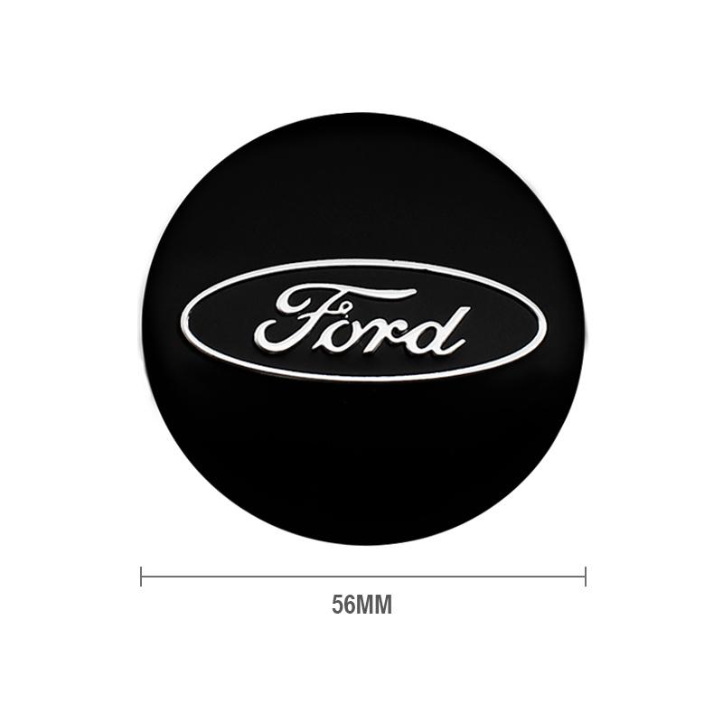 4pc 56+60mm Car Wheel Center Hub Cap Badge Emblem Decal Sticker For Ford Focus MK2 Fiesta Ranger Mondeo Escort Falcon Flex