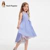 Hush Puppies Girl's Summer Gingham Mesh Princess Dress