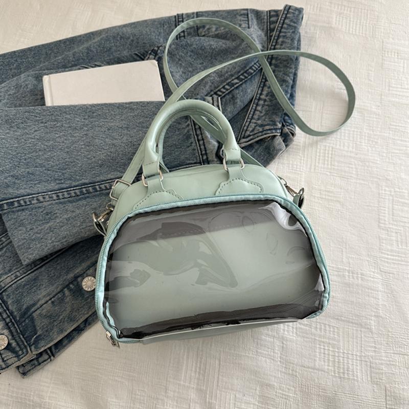 2025 Neue Transparente Joker Handtasche Große Kapazität Wasserdicht Tägliche Pendler Umhängetasche Japanisch Niedlich Zweidimensionale Messenger Bag