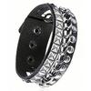 Pu Leather Gothic Rivet Star Fashion Bracelet For Daily Party Performances, Christmas And Halloween Costumes
