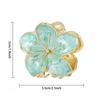1pc Vintage Floral Hair Claw Clip for Women - Elegant & Romantic Hair Accessory with Multi-Color Flower Design