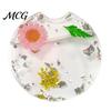 Reusable Car Coaster Coaster, Durable Resin Flower Drink Mirror Polished Unique Natural Coffee Cup Holder, for Interior Accessories Heat Resistant