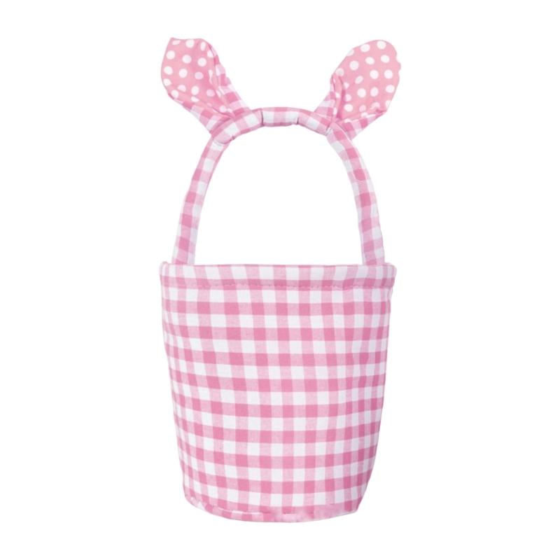 Portable Hanging Easters Decors Basket Rabbits Shape Easters Organizers  Basket For Kids Room Decors And Gift Presentation