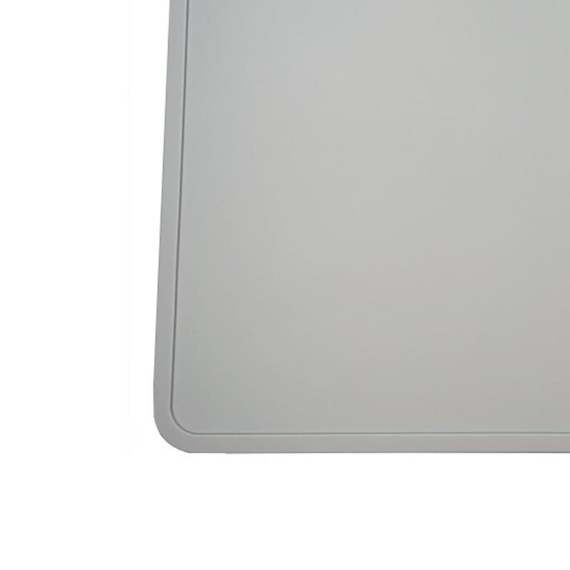 Silicone Pet Pad Waterproof Stain Resistant Food Eating Table Mat for Baby Kids Children Grey