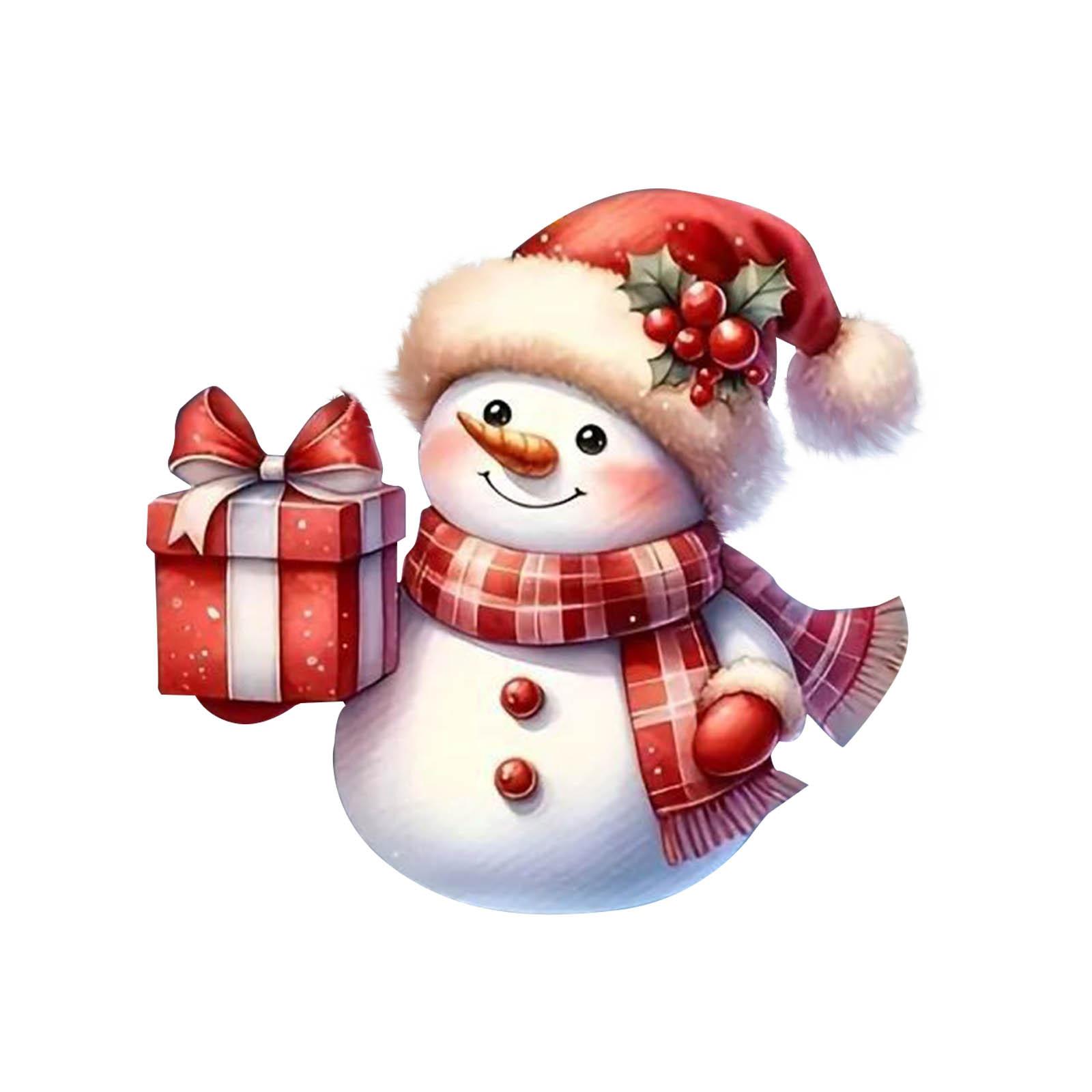 

Рождественские акриловые украшения, акриловые плоские подвесные украшения для рождественской елки, двухсторонняя печатная подвеска для дерева / автомобиля / рюкзаков 2D Flat One Size