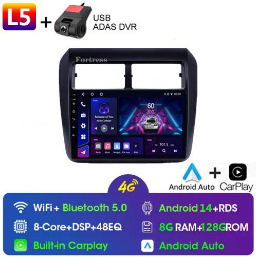 Car Radio Android Auto For Toyota Agya Wigo 2013-2018 Head Unit Multimedia Player GPS Navigation Carplay BT 5G WiFi No 2din DVD