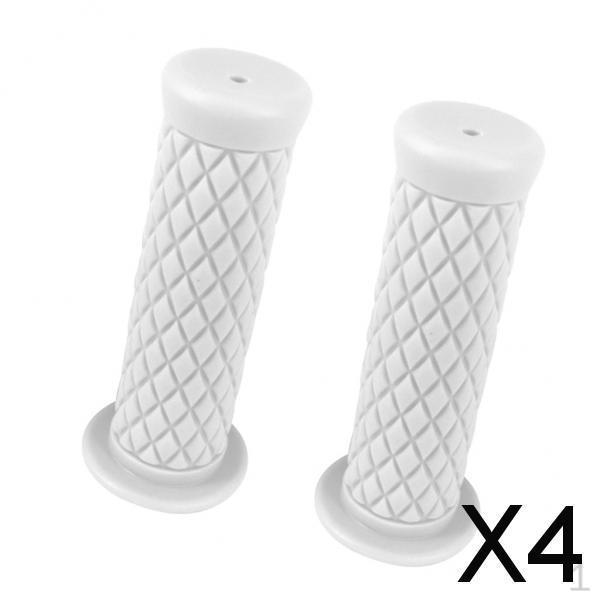 

4x2 Штуки Мотоциклетные Ретро Ручки Руля Белые