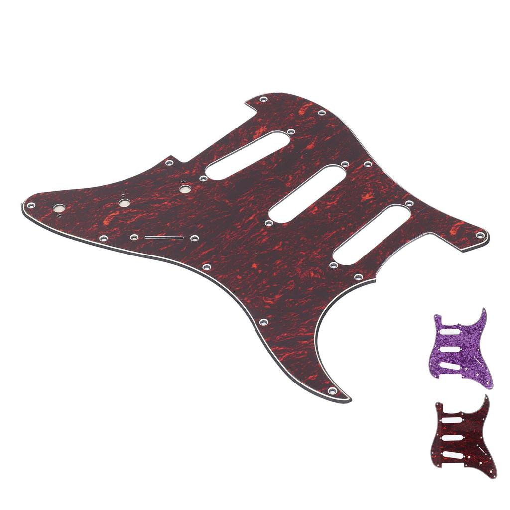 Electric Guitar Pickguard 11 Hole Plastic Front Pick Guard Replacement for Guitars