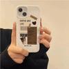 Coffee Orders Are Applicable To Apple 15PROMAX Mobile Phone Case 14PRO creative/13PRO Anti-drop 12/11/xsmax.