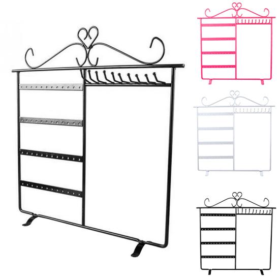 

Модная стойка для ювелирных изделий, подвесной держатель для хранения серег, ожерелья, органайзер чёрный