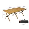 ZISIZ Outdoor Portable Roll-Up Picnic Table & Chair Set
