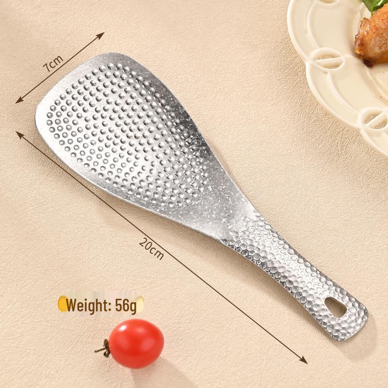 Ti-Pure Lightweight Titanium Rice Spoon with Hammered Handle