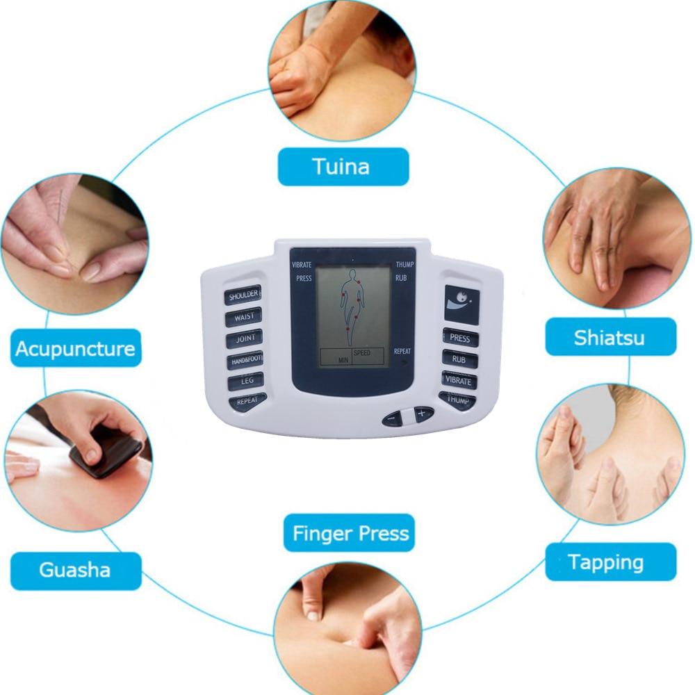 HOMZY Healthy Care Full Body Tens Acupuncture Electric Therapy Massager Meridian Physiotherapy Massager