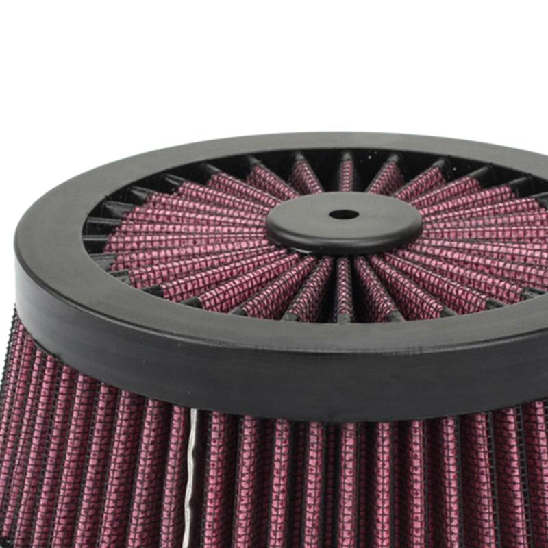 High Flow Reusable Motorcycle Air Filter Intake Cleaner Round Tall Fit for Harley Touring FXDLS Softail Sportster