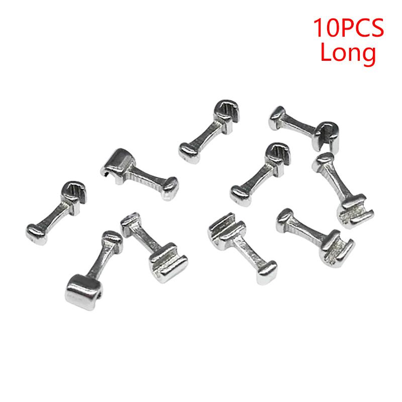 

10 шт./пакет стоматологические ортодонтические крючки для обжима из нержавеющей стали стоматологические инструменты длинные короткие фиксированные на дуге проволоки