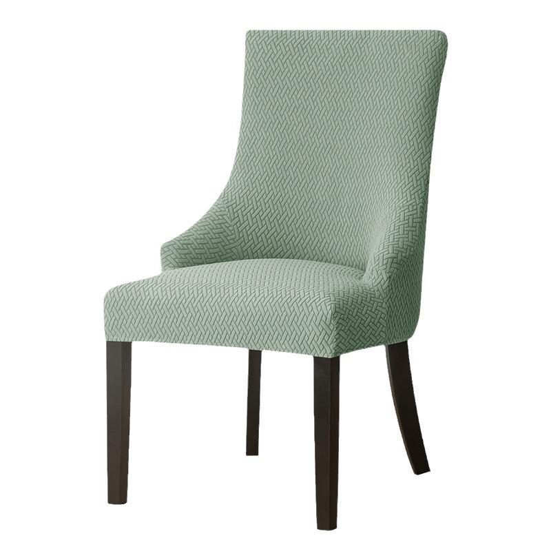 Elastic T-shaped Jacquard European Soft-pack Chair Cover Leisure Chair Home Hotel Dining Chair Small Armchair Cover Cover