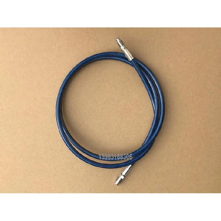 AN3 Universal Motorcycle Brake Oil Hose Line Stainless Steel Braided PTFE Pipe With M10X1 Male Fittings
