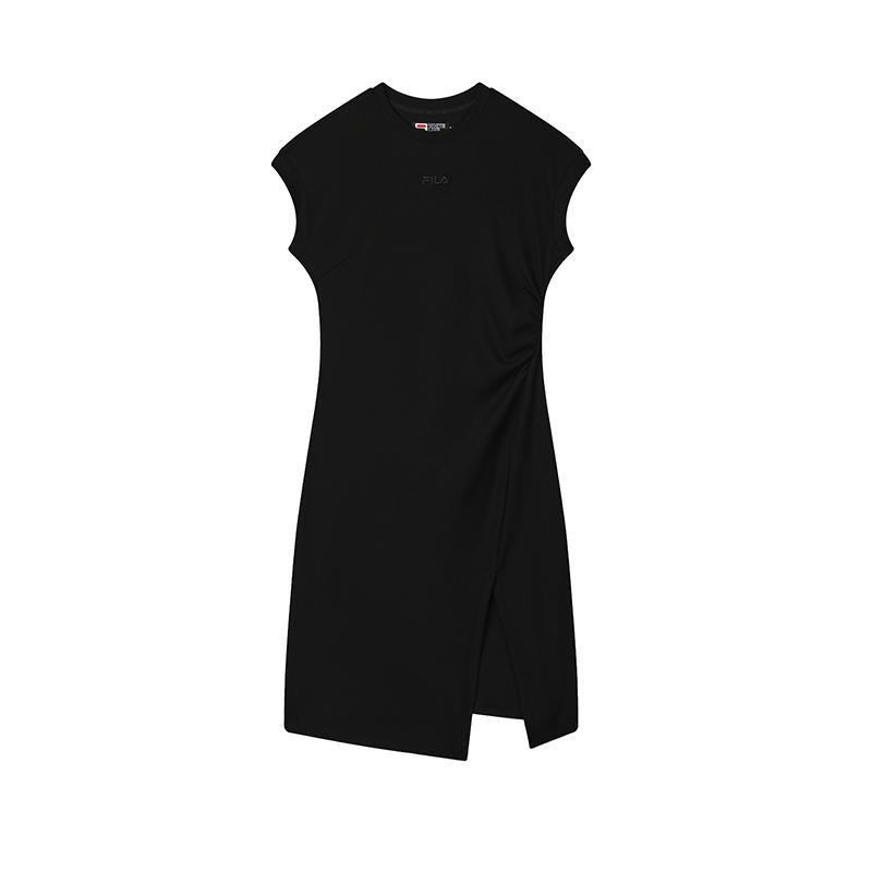 New FILA ORIGINALE Sleeveless Dress Women's Jet Black F51W529312F-BK