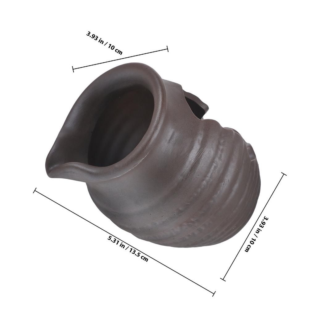 Ceramic Jar Fountain Decor Circulating Water Flow Serene Garden Courtyard Indoor Outdoor Decor Water Feature for Relaxation and