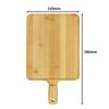 Kakuri Sangyo Bamboo Lunch Plate Cutting Outdoor Cutting Board with Extra 220 x 280 x 15 mm Board, Reversible, Handle, Large, (380)