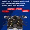 1:6 R1M Motorcycle Model Toy Alloy Body Ignitable Sprayable Motorbike Linkage Steering Sound Light Models Toys Christmas Present