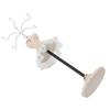 Jewelry Stand Display Earrings Necklace Storage Polyresin Doll Holder with Rotatable